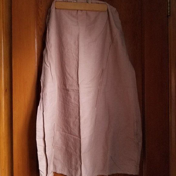 Vintage, cotton, hand made, half slip or a-line skirt, M, long, midi. - Picture 1 of 8